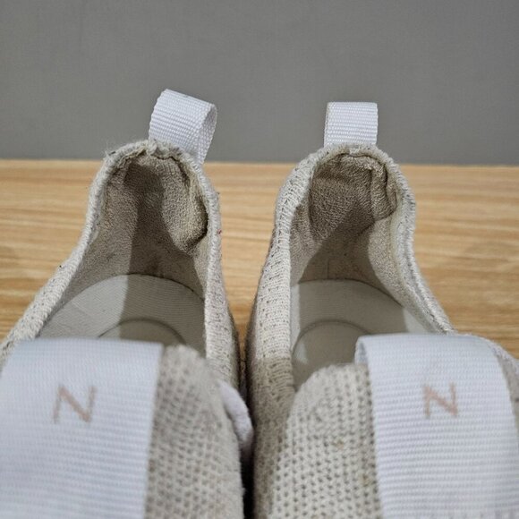 NEW Nisolo Athleisure Eco Knit Sneaker Womens 7.5 Oatmeal White Casual Neutral - Picture 7 of 12